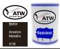 Preview: BMW, Ametrin Metallic, X1B: 500ml Lackdose, von ATW Autoteile West.